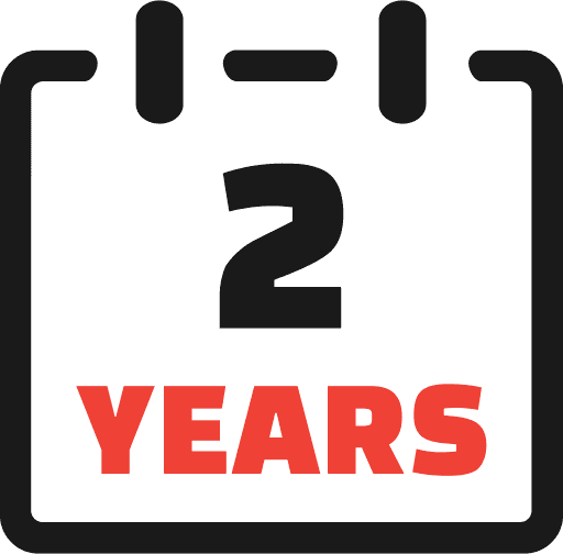 two years calendar icon