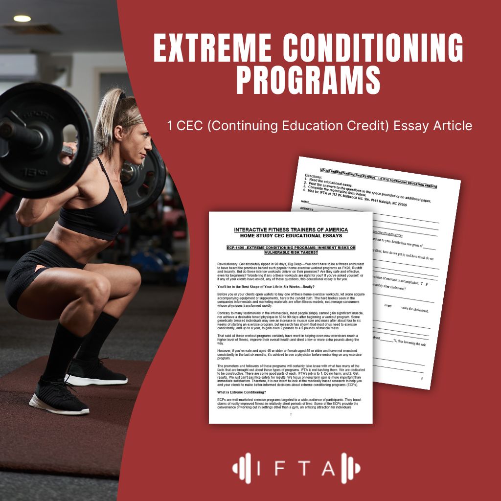 Extreme Conditioning Programs