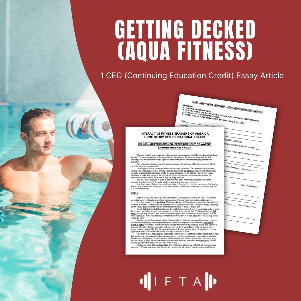 Getting Decked (Aqua fitness)