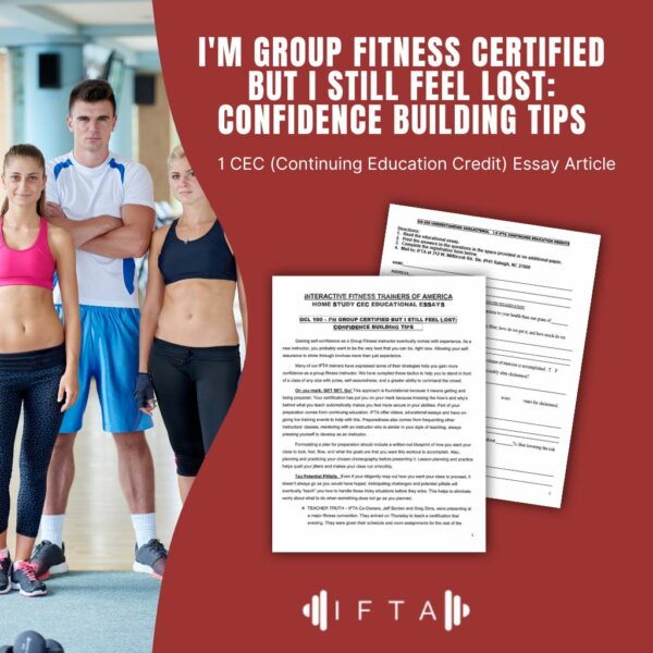 I'm Group Fitness Certified But I Still Feel Lost - Confidence Building Tips
