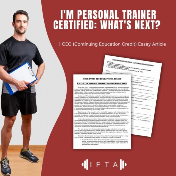 I'm Personal Trainer Certified_ What's Next