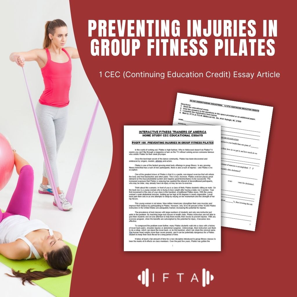 Preventing Injuries in Group Fitness Pilates