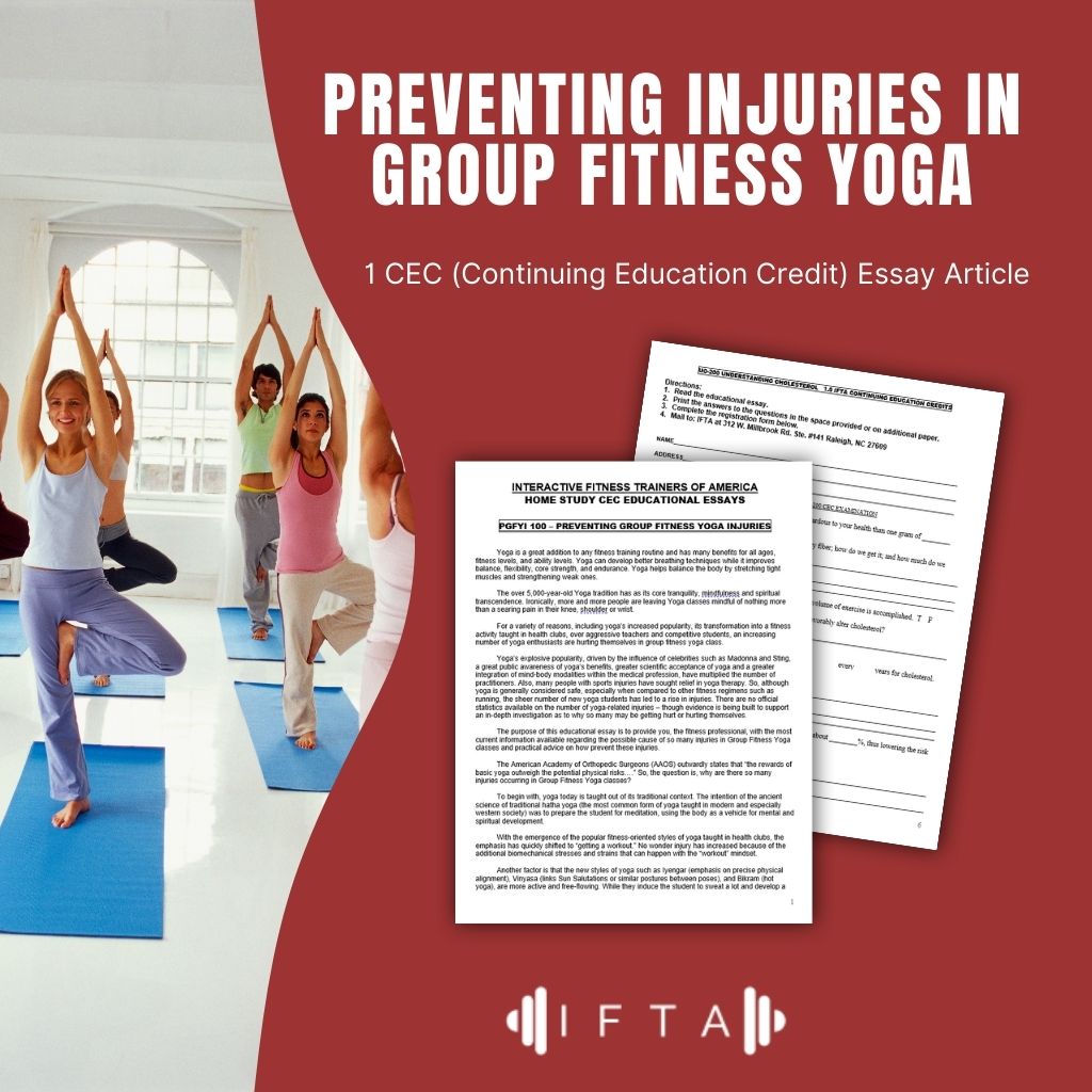 Preventing Injuries in Group Fitness Yoga