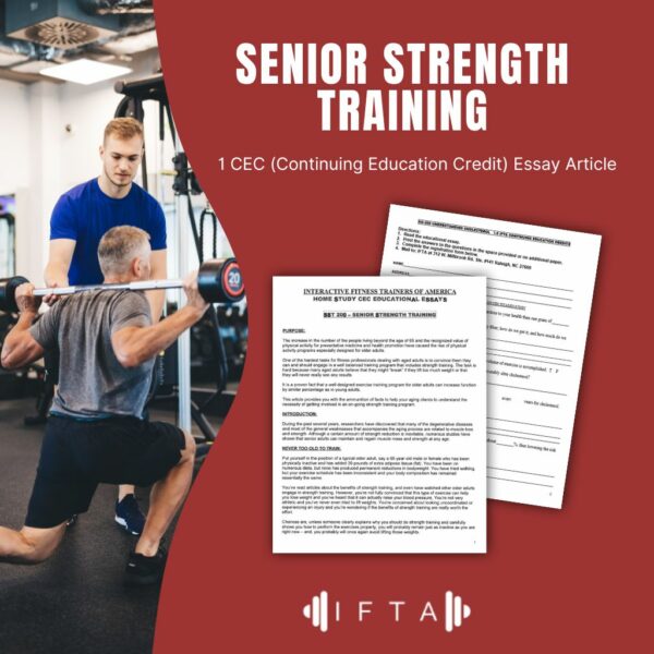 Senior Strength Training