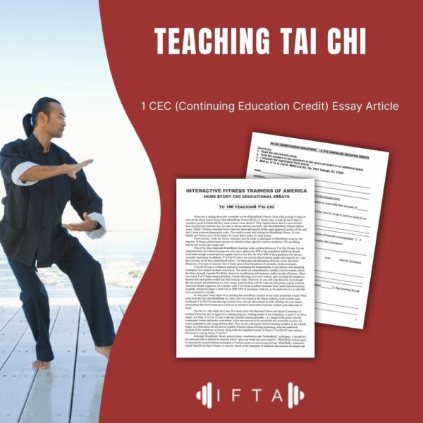 Teaching Tai Chi
