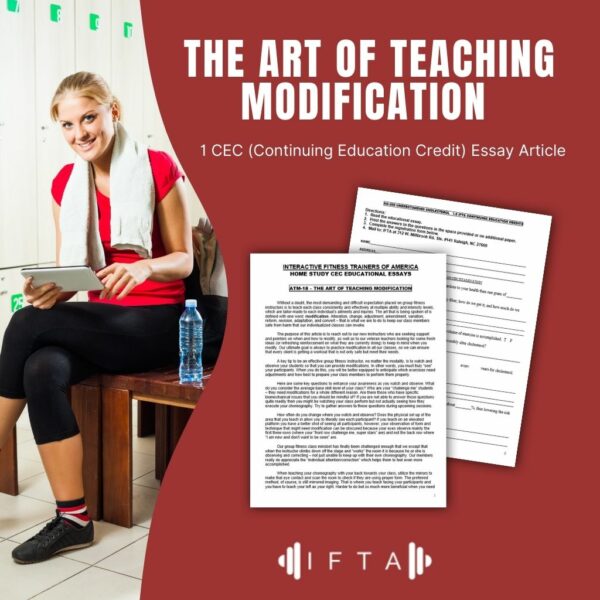 The Art of Teaching Modification