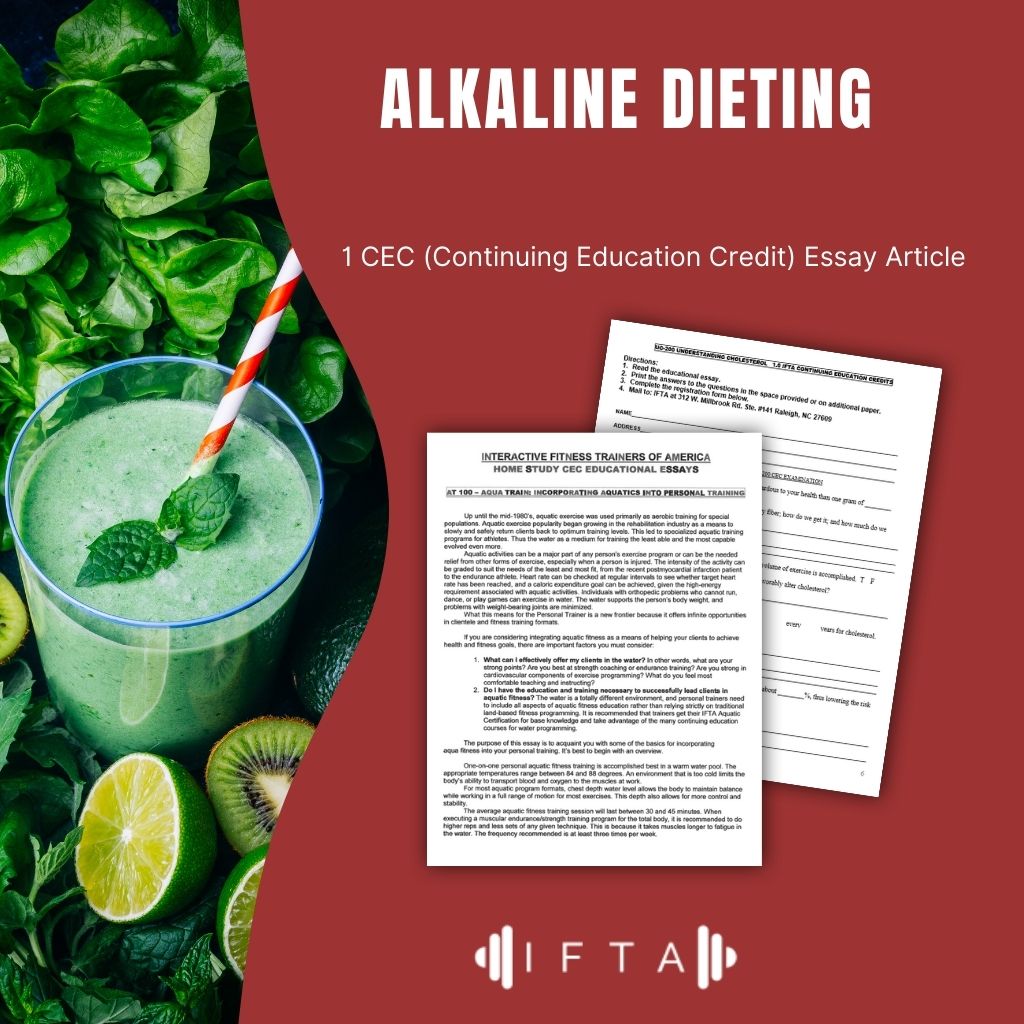 Alkaline Dieting - 1 CEC Article