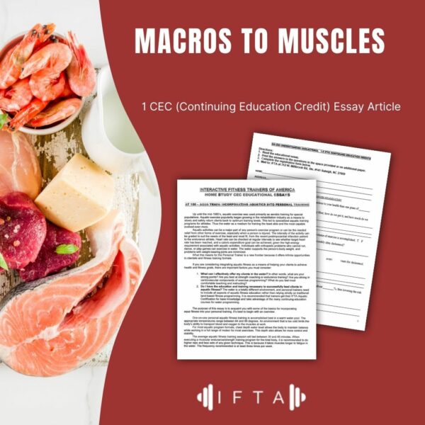 Macros to Muscles - 1 CEC Article