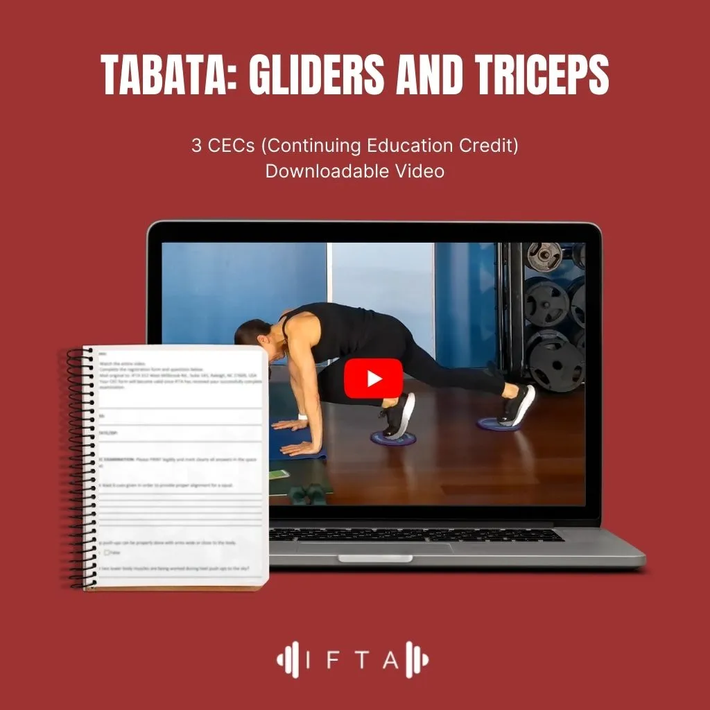 IFTA CECs: Tabata: Gliders and Triceps Video