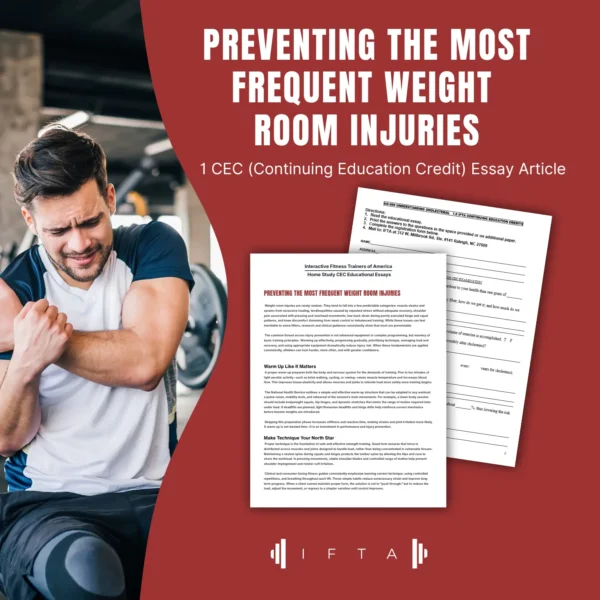 Preventing the Most Frequent Weight Room Injuries