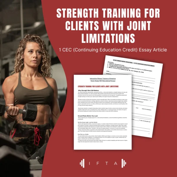 Strength Training for Clients With Joint Limitations